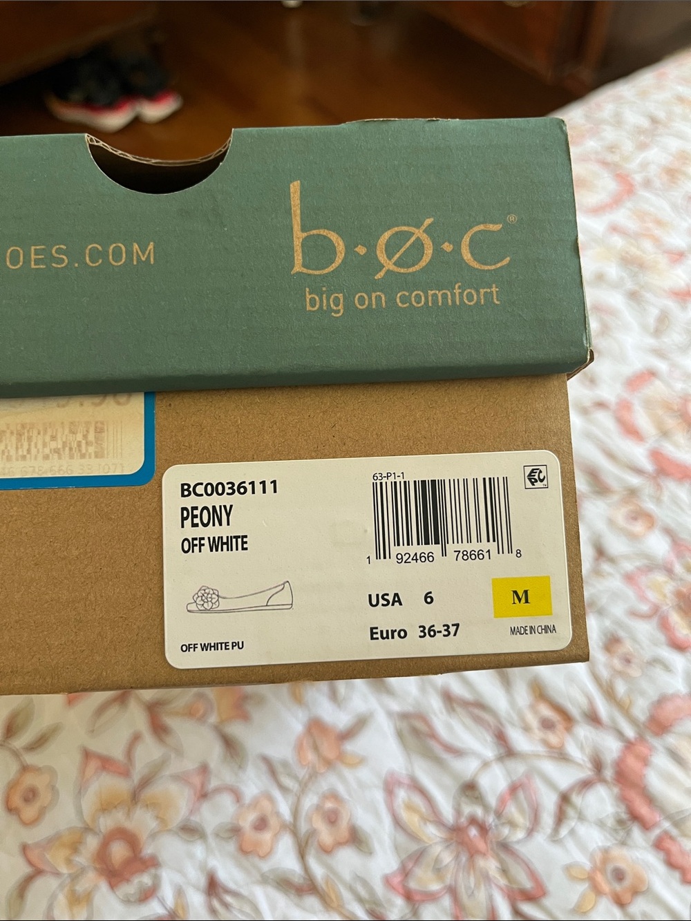 b.o.c. Boxed Home Accent in Green and Brown
